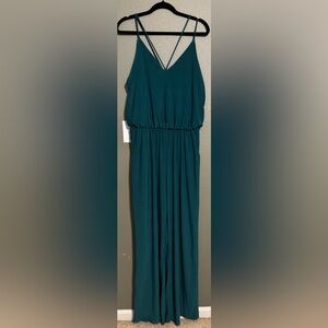 Elegant Teal Maxi Dress